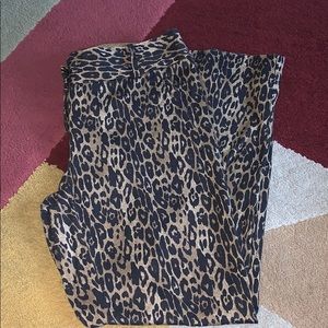The Limited Leopard Ankle Pants